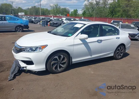 2016 Honda Accord Ex-L from USA, damaged, VIN 1HGCR2F98GA078326